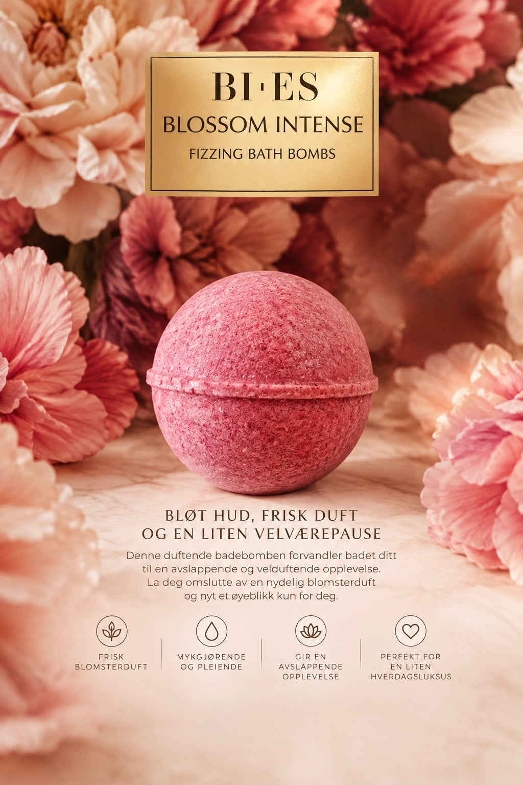 Badebombe - blossom intense