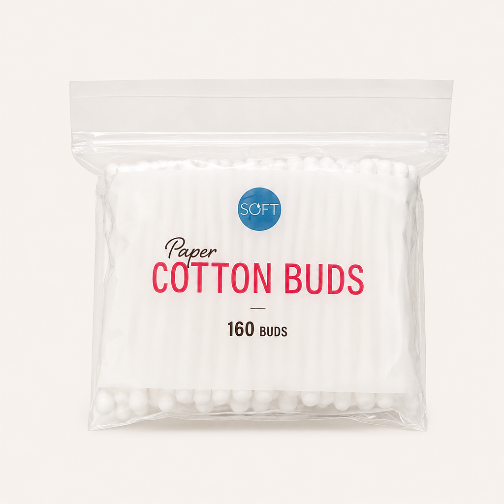 Q tips/bomulls pinner - vanlige